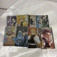 鬼滅の刃 ウエハース カード 8枚セット まとめ売り