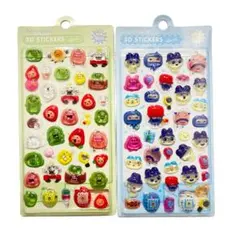 H*8様 たまごっち 3Dステッカー 2枚組 A