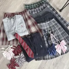 イーストボーイ　制服　セット　学生服　スカート　カーディガン　リボン