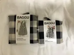 BAGGU バグゥ BABY STANDARD ブラック ホワイト チェック
