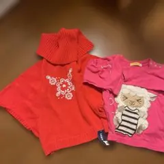 セーターとTシャツセット 2T