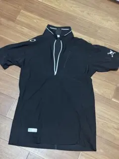 OAKLEY skull ゴルフウェア 半袖シャツ ブラック JPN L