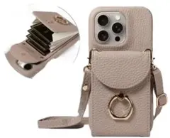 iPhone17、16、15、14、13、12、11スマホケース　ストラップ付属