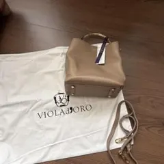 VIOLAd'ORO ショルダーバッグ グレージュのサムネイル