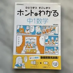 【中1数学 問題集】ホントにわかる 中1数学　書込みなし
