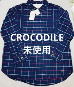 CROCODILE チェック かぶりタイプシャツ Mサイズ 未使用のサムネイル