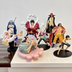 ワンピースフィギュアまとめ売り8体 ルフィ ロジャー エース ロー シャンクス