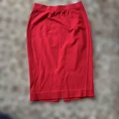 【値下げ】UNIQLO レッド ペンシルタイトスカート S