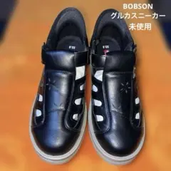 【BOBSON】　スポっと履ける　グルカスプリングスニーカー【3E】未使用のサムネイル