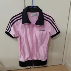 adidasトラックジャケット半袖