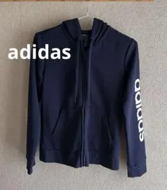 adidasジップアップレディースパーカー