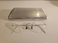 LINDBERG adani 10-48リンドバーグ シルバー メガネ - メルカリ