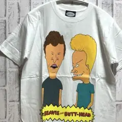 未使用 希少品 ビーバス&バッドヘッド 半袖 Tシャツ メンズ ビーバス 白S⑤