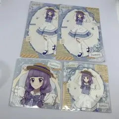 アイカツ 氷上スミレ カントリーワンピース 正方形ブロマイド 特典 ポストカード