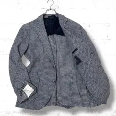 美品✨ティトアレグレット　テーラードジャケット　リネン100% Lサイズ セール】 [小さいサイズ/セットアップ対応］リネンライクダブル