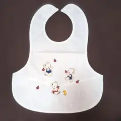 【新品】ファミリア★ベアちゃんプリント！スタイ★よだれかけ