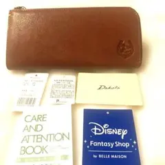 新品 ダコタ ディズニーコラボ 財布 本革薄型長財布［日本製］（ディズニー／ダコタ）「クラシック・プー
