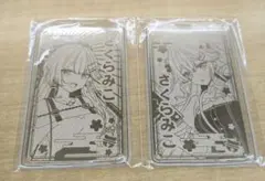 さくらみこ　メタルカード　2種セット　京都IP書店　POP UP SHOP