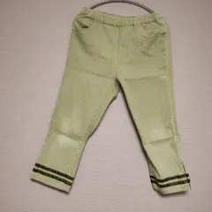 ハッカキッズ薄緑色 水玉模様 ハーフパンツ