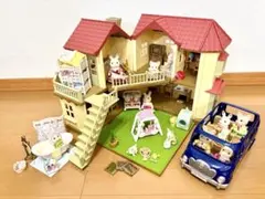 シルバニアファミリー■まとめ売り■家■おふろ■車■人形■家具■小物■箱付き
