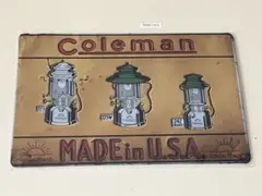Coleman ランタン デザイン ブリキ看板