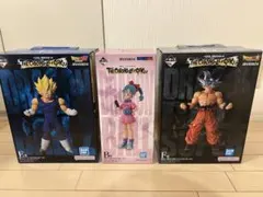 一番くじドラゴンボール　B賞ブルマE賞魔神ベジータF賞身勝手の極意 3体セット