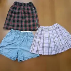 ユニクロ　gu キュロット　スカート150cm