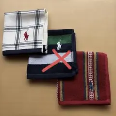 Polo Ralph Lauren タオルハンカチ 3枚セット