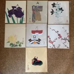 【大塚巧藝社】巧藝画 色紙 7枚セット まとめ売り 季節の草花・縁起物 2026年最新】大塚巧藝社の人気アイテム - メルカリ