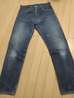 極美品】内田縫製 岡山津山産 セルビッジデニム W32 チェーンステッチ