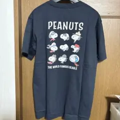 PEANUTS スヌーピー Tシャツ ネイビー　LLサイズ　未使用のサムネイル