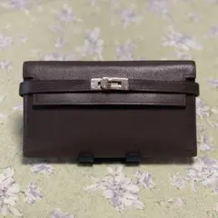 ♡リラったか様♡ エルメス ケリーウォレット 黒 シルバー金具 D刻 2019