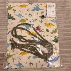 ハンドメイドキット★恐竜柄 体操服袋 約35×60cm