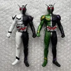 仮面ライダーW ソフビ　ファングジョーカー　サイクロンジョーカー