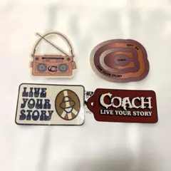COACH ステッカー 4枚セット 非売品