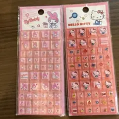 サンリオ　タイルシール　ブロックシール　2枚セット　マイメロディ　キティ