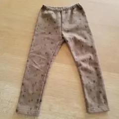 UNIQLO 家の柄 レギンス 110サイズ 　裏起毛