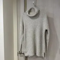BANANA REPUBLIC タートルネックニット S アイボリー