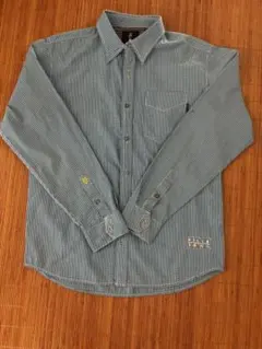 BILLABONG 青チェック柄 長袖シャツのサムネイル