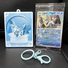 ポケカ中国 カード用 キーホルダー ニンフィア モンスターボールミラー