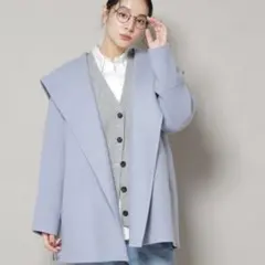 未使用】Nano universe ウールリバーショールミディコート S - メルカリ