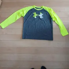 Under Armour 長袖シャツ グレー/ネオンイエロー