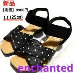 新品❣️ 定価9900円 enchanted エンチャンテッド サンダル 25㎝のサムネイル