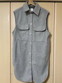 H&M ジレ　ベスト　グレー　コート