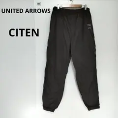 CITEN◆メンズ ジョガーパンツ【F】黒／軽量／ナイロン／ユナイテッドアローズ