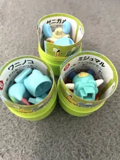 ポケモン チョコエッグ 旅立ちの3匹 ゼニガメ ワニノコ ミジュマル