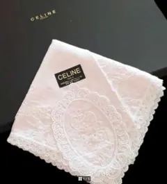 新品未使用 CELINE レース ハンカチ 2