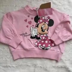 Disney ミニーマウス トレーナー 80サイズ ピンク　ミニー　新品未使用