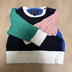 BIGFIELD カラーブロック トレーナー