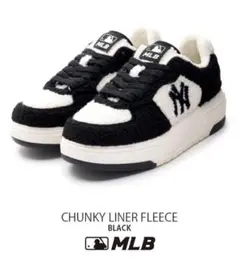 MLB フリーススニーカー ボア 厚底 ヤンキース NY